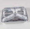2022 High Quality  3 Compartment  dinner trays,disposable dinner trays,aluminum foil dinner trays for take away