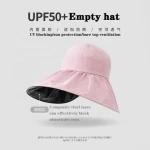 2022 hot new vinyl coated outdoor sun hat UV foldable double layer Bucket hat