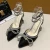 Import 2024 Hot wholesale womens new pointy high-heeled shoes sandals from China