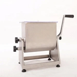 20LBS AND 44LBS Manual Tilting Commercial Restaurant Meat Mixer with Stainless Steel Hopper