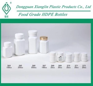 20ml Pharmaceutical HDPE plastic Nutritious Supplement tablet / pill bottle,small size jar