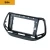 Import 2/1DIN Car CD DVD Frame Audio Fitting Adaptor Dash Trim Facia Panel 10.1inch For JEEP COMPASS18 19 Double Din Radio Player from China