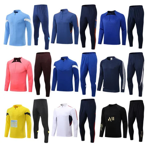 22/23 Thailand Quality club Man Soccer Tracksuit Top Thai Quality Football Training Suit Team Football Soccer Jerseys