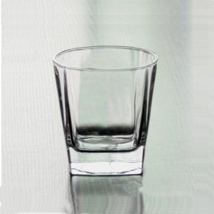 250ml square tumbler whiskey glass