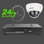 2560*1920 IP Network Camera Aluminium Cover Dome Camera POE Camera Security System