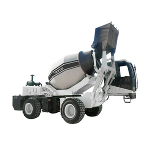2.6CBM Mini Self Loading Loader auto feeding cement mixer truck for Sale