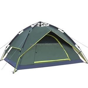 3-4 Person Camping Tent Backpacking Tents Hexagon Waterproof Dome Automatic Pop-Up Outdoor Sports Tent Camping Sun Shelters