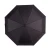 Import 3 Folding travel umbrella black pongee water proof auto open and closed umbrella from China