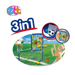 3 in 1 ball game outdoor sports toy set