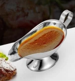 3 oz Gravy Boat, 3 oz Stainless Steel Gravy Boat