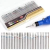 30 pcs Nail Drill Bit Carbides Bits Cuticle Cleaner Nail Art Tool Electric Manicure Drill Machine Pointy Nail Accessories