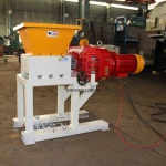 300x300 model  Double Shaft household waste plastic shredder