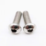 304 A2-70 stainless steel Allen Hex Hexagon Socket Button Head Round Screw Bolt