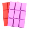 347 ready to ship factory and stock 9 cavity rectangle shape silicone cake mold, silicone candle molds, soap making molds