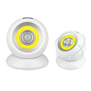 360 Degrees Rotation Portable Outdoor Magnetic COB LED Night Light Motion Sensor Light
