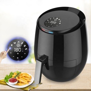 3.6L Smart LCD Touch Screen Air Fryer With Stainless Steel Basket Household Oil Free Electric Deep Low Fat Air Fryer
