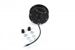 36V48V350W Brushless Gearless front rear Hub Motor Disc V brake black motor for water-proof cables