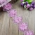 Import 3D Pink Blue Chiffon Leaf Beading Flower Trim Lace For Bride Choker Garment Accessories from China