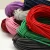 Import 3mm 4mm 5mm Garment used polyester round cord durable solid polyester rubber elastic antifatigue rope from China
