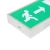 Import 3W Emergency Power Supply Exit Sign Wall Mounted Fire Exit Lamp Iron Plastic Box Exit Sign from China