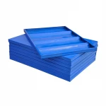 4-Shelf Light Duty Rivet Shelving Grocery Boltless Shelf Metal Stacking Storage Shelf Racks for Shops HJQ-124