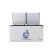 Import 400L Commercial Double temperature chest top open lid portable fridge freezer from China