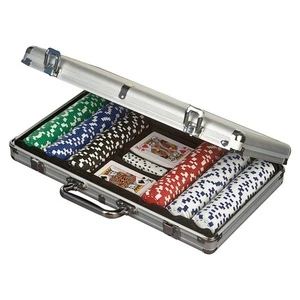 400pc Poker Set in Aluminum Case Poker Chip Small Carry Case