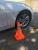 45cm Easy Portable Traffic Road Safety Telescopic Collapsible Warning Cones with Light