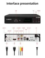 4K Satellite Receiver DVB-S2 WiFi  Decoder Digital TV Receiver