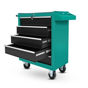 5 drawers lock tool cart metal tool cabinet with tool hand sets