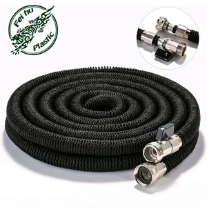 50 Feet strongest Expandable Garden Hose With Brass Connectors, 8 Pattern Spray Nozzle,High Pressure water flexible Garden Hose