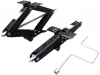 5000LBS RV Trailer Stabilizer Leveling Scissor Jacks w/Handle  Mounting Screws