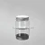 Import 50g PET Plastic Type and Aluminum Cap Material clear plastic jar with lid Clear Plastic Jar With Lid from China