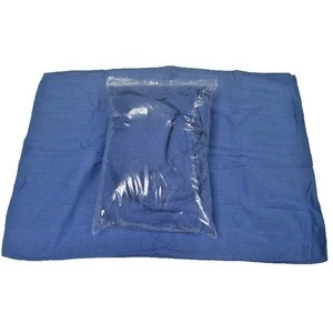 50PCS Per Bag New Blue Glass Cleaning Shop Towels Blue Huck Surgical Detailing Car Cotton Wash Towel