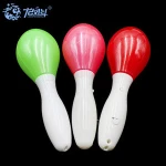 5190322-12 PP Flashing  glow Light Sand Hammer Light-Up Tambourine for Festival Celebration