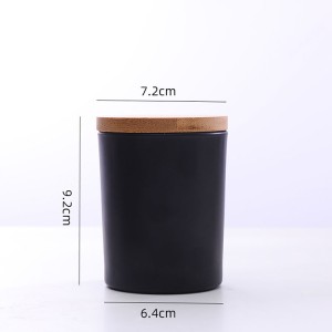 5.6oz 210ml Glass Candle Jar with Lids