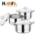 Import 5pcs high quality and heavy duty for cookware with stainless steel lid from China
