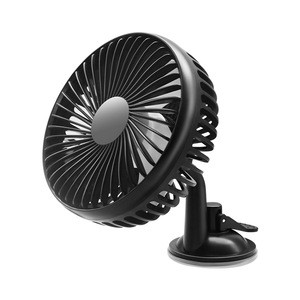5V Car Interior Fan  USB Car Cooling Fan With Plastic Leaves car Seatback fan