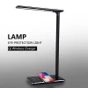5w folding touch led eye-protection table lamp Qi Wireless charging led desk lamp Dimming With USB port