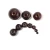 Import 6-25mm Vintage Handmade Coffee Large Hole Round Wooden Loose Bead For Jewelry Making from China
