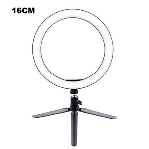 6 Inch 16cm  Mini 5W 48LED Ring Light Studio Photo Video Dimmable Lamp Tripod Stand Camera Selfie Phone