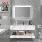 60 Inch Luxury Double Sink Basin Bathroom Vanity Cabinet Home Center Bathroom Cabinet Set