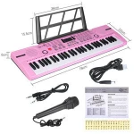 61  keyboard interactive kid toy simulation electronic organ/keyboard with touch function toy electronic organ
