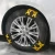 6pcs Car Universal Plastic Anti-slip Snow Tire Chains Widened Car  Chains