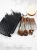 Import 6pcs/set Face Beauty Tool with Brown Color Cosmetic Makeup Brush Kit Tool With Case from China