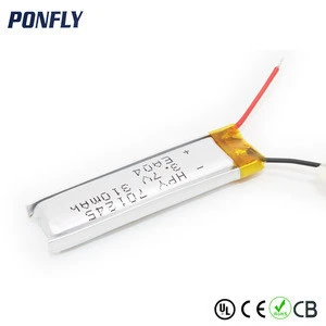 701245 310mAh 3.7v high discharge rate lipo battery for E-dictionary