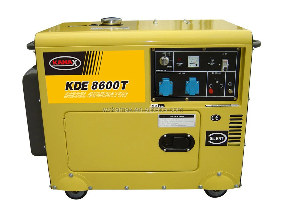 7.5kw diesel generator ce approved mobile generator