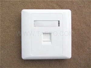 86mm similar as 3m AP style 1-port RJ45 network wall faceplate