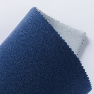 8mm black sealing cotton blue nylon velvet fleece composite fabric stretch velvet fabric for medical supplies