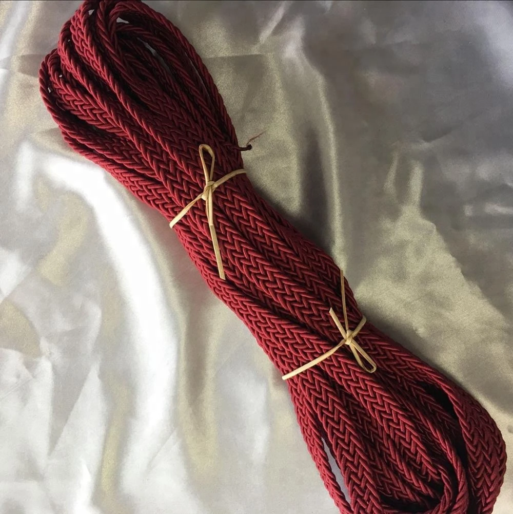 9 Strands knitted belt decoration belt suitable for slippers uppers